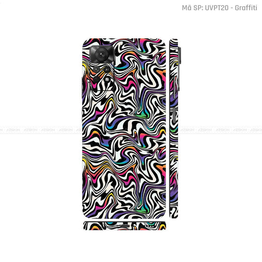 Dán Skin Xiaomi Redmi Note 11 Series Vân Nổi Graffiti 02 | UVPT20