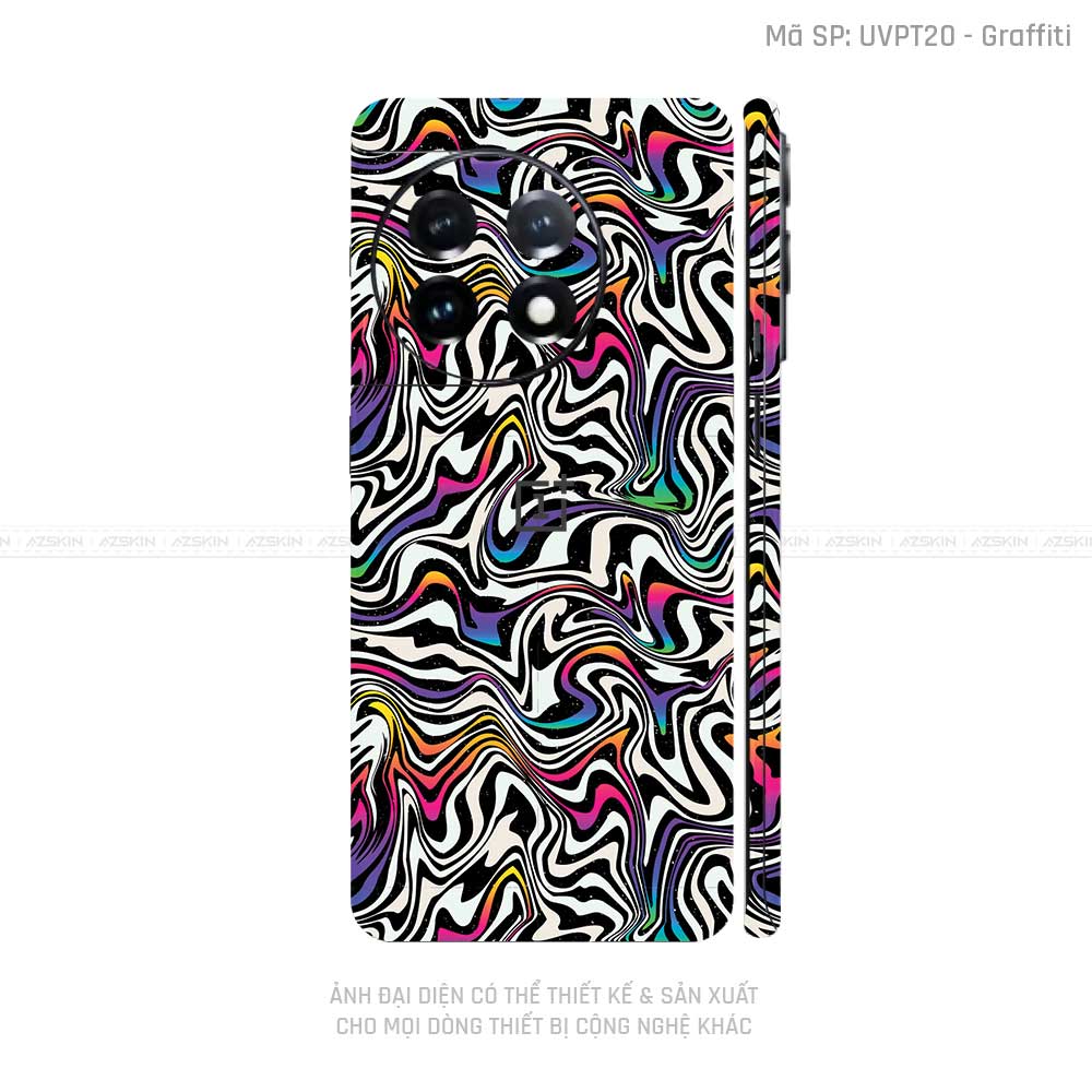 Dán Skin Oneplus 11 Series Vân Graffiti 02 | UVPT20