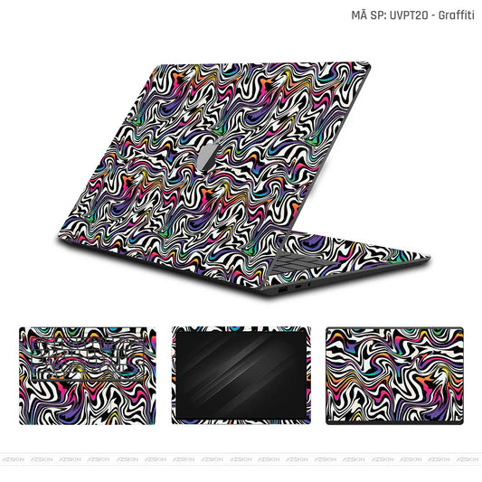 Dán Skin Macbook Vân Nổi Graffiti 02 | UVPT20