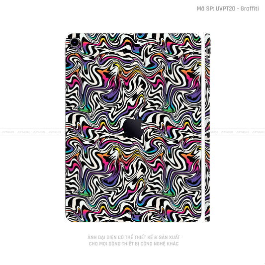 Dán Skin IPad Mini Series Vân Graffiti 02 | UVPT20