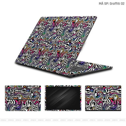 Dán Skin Laptop Acer Vân Nổi Graffiti 02 | UVPT20