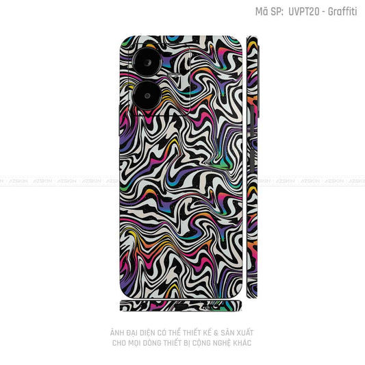 Dán Skin Vivo Y Series Graffiti 02 | UVPT20