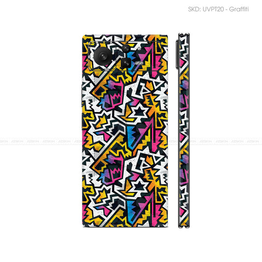 Dán Skin Điện Thoại Xiaomi Mix Fold Series Vân Nổi Graffiti 03 | UVPT20