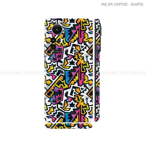 Dán Skin Xiaomi 12 Series Vân Nổi Chủ Đề Graffiti 03 | UVPT20