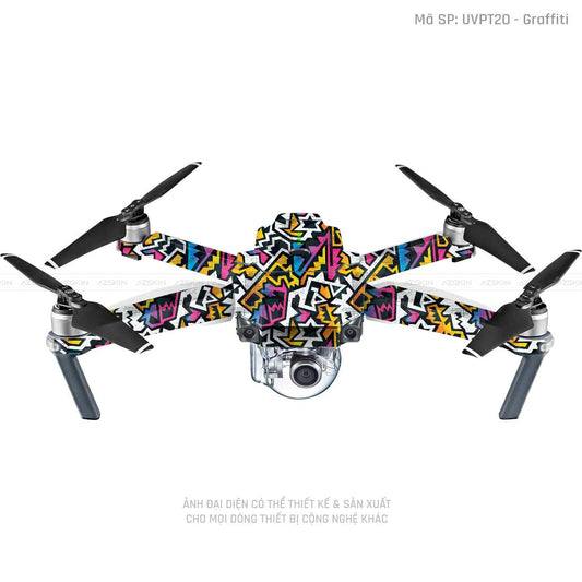Dán Skin Flycam Vân Nổi Graffiti 03 | UVPT20