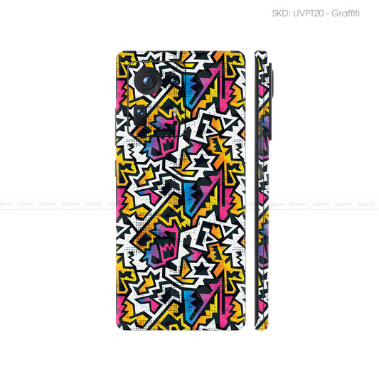 Dán Skin Điện Thoại Xiaomi Mi Mix Series Vân Nổi Graffiti 03 | UVPT20