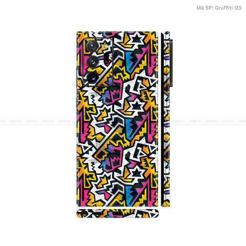 Dán Skin Galaxy Note 20 Series Vân Graffiti 03 | UVPT20