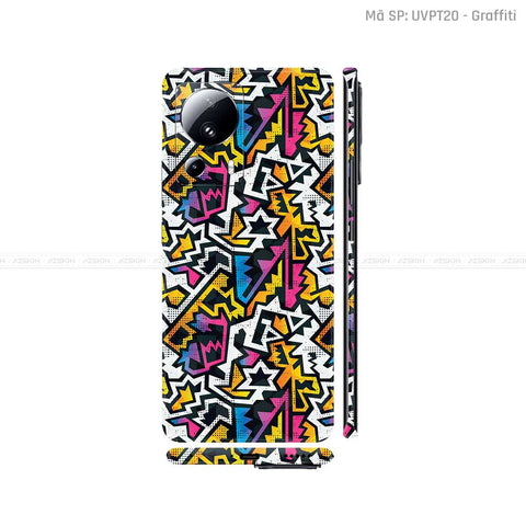 Dán Skin Xiaomi 13 Series Vân Nổi Họa Tiết Graffiti 03 | UVPT20