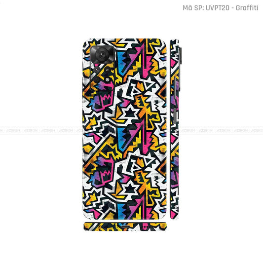 Dán Skin Xiaomi Redmi Note 11 Series Vân Nổi Graffiti 03 | UVPT20