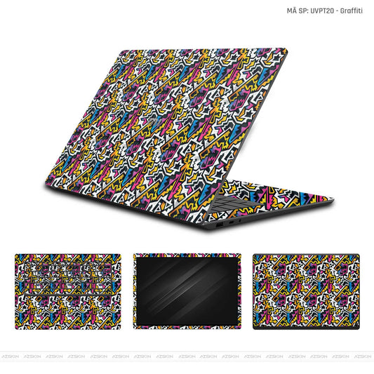 Dán Skin Laptop Xiaomi Vân Nổi Graffiti 03 | UVPT20