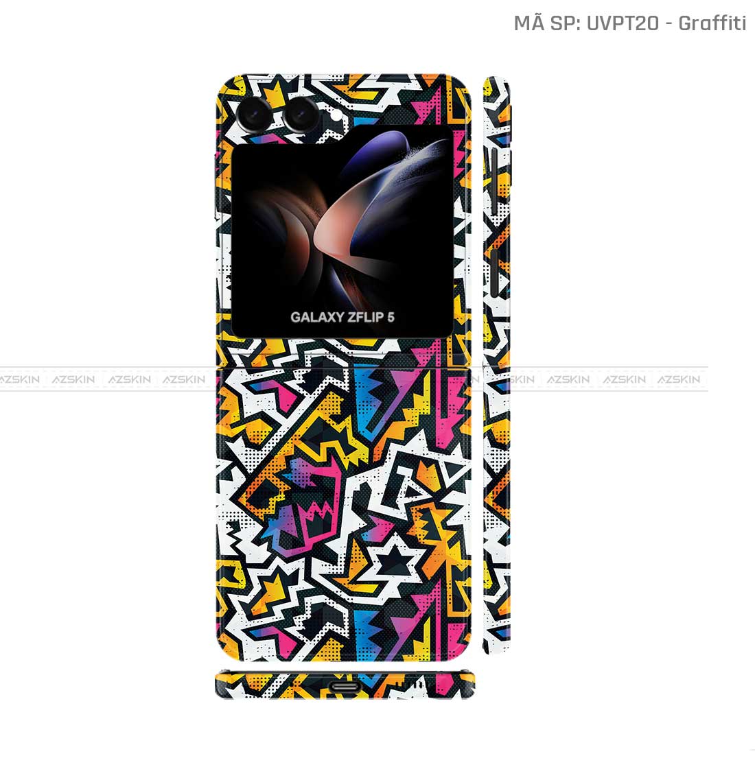 Dán Skin Galaxy Z Flip 6 Vân Graffiti 03 | UVPT20