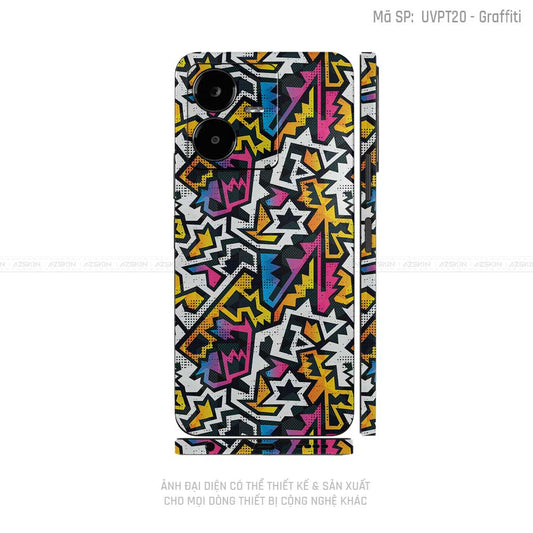 Dán Skin Vivo Y Series Graffiti 03 | UVPT20