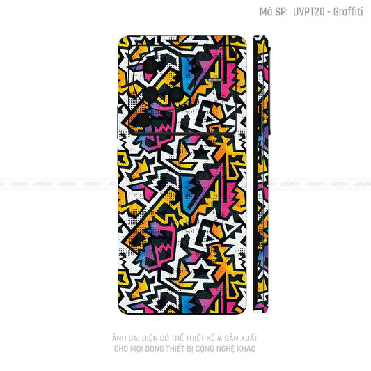 Dán Skin Vivo X Series Vân Graffiti 03 | UVPT20