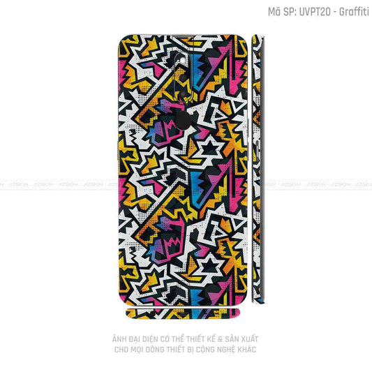 Miếng Dán Skin Điện Thoại OPPO F Series Vân Graffiti 03 | UVPT20