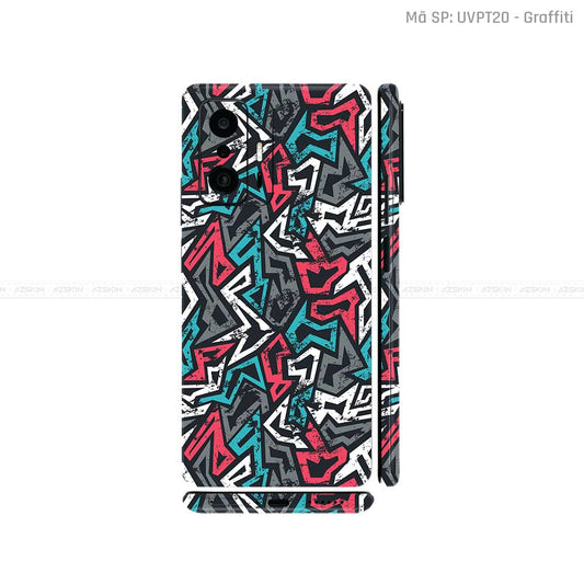 Dán Skin Xiaomi 11 Series Vân Nổi Graffiti 04 | UVPT20