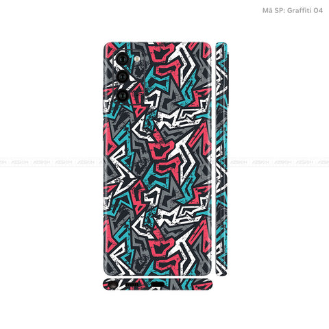 Dán Skin Galaxy Note 20 Series Vân Graffiti 04 | UVPT20