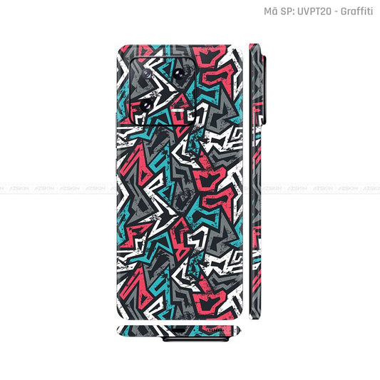 Dán Skin Xiaomi 14 Series Vân Nổi Graffiti 04 | UVPT20