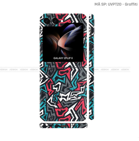 Dán Skin Galaxy Z Flip 6 Vân Graffiti 04 | UVPT20