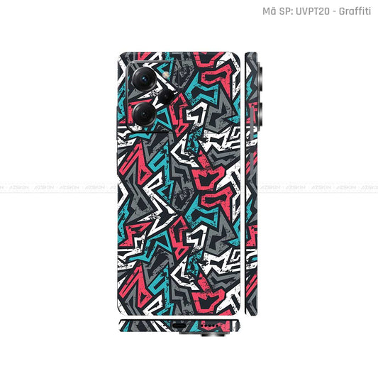 Dán Skin POCO Series Vân Nổi Graffiti 04 | UVPT20