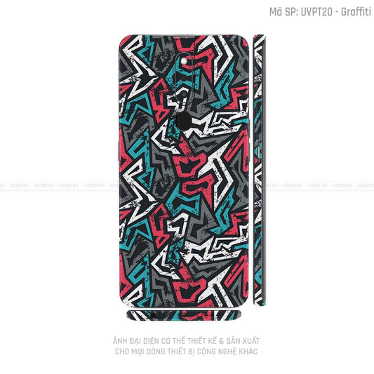 Miếng Dán Skin Điện Thoại OPPO F Series Vân Graffiti 04 | UVPT20