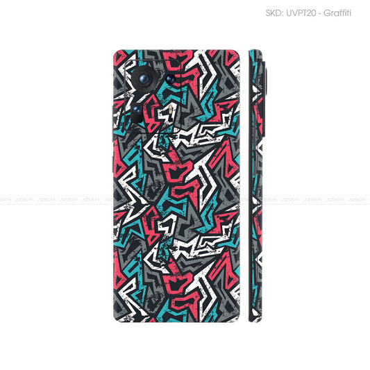 Dán Skin Điện Thoại Xiaomi Mi Mix Series Vân Nổi Graffiti 04 | UVPT20