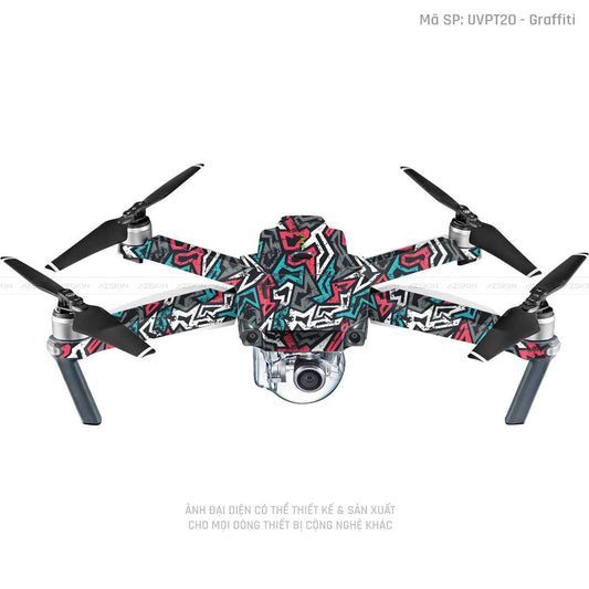 Dán Skin Flycam Vân Nổi Graffiti 04 | UVPT20
