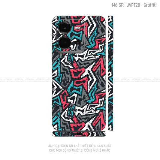 Dán Skin Vivo V Series Vân Graffiti 04 | UVPT20