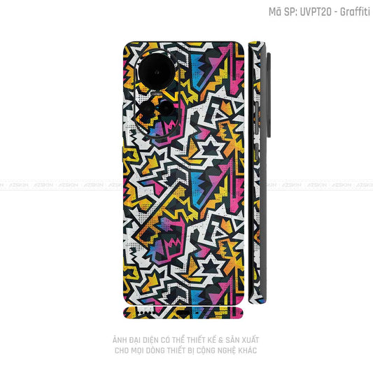 Dán Skin Điện Thoại OPPO Reno Series Vân Graffiti 03 | UVPT20