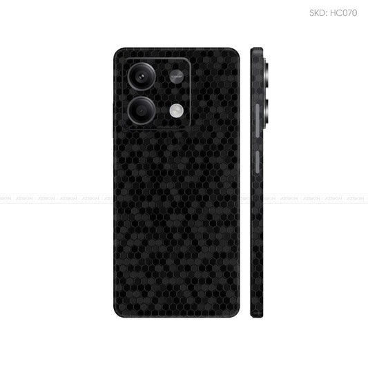 Dán Skin Điện Thoại Xiaomi Redmi 13 Series Màu Đen Tổ Ong | HC070