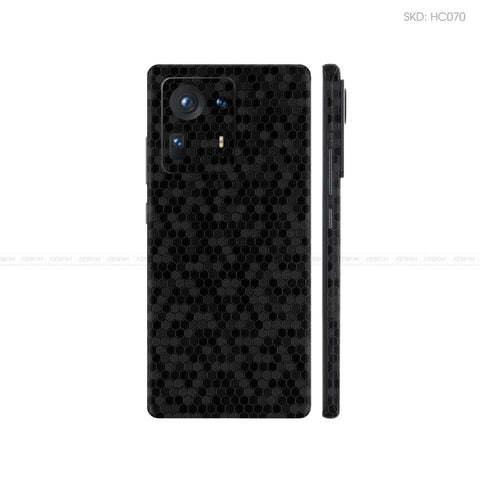 Dán Skin Điện Thoại Xiaomi Mi Mix Series Màu Đen Tổ Ong | HC070