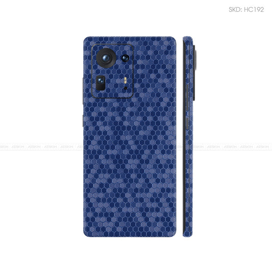 Dán Skin Điện Thoại Xiaomi Mi Mix Series Màu Xanh Tổ Ong | HC192