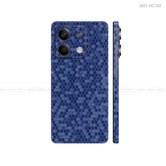 Dán Skin Điện Thoại Xiaomi Redmi 13 Series Màu Xanh Tổ Ong | HC192