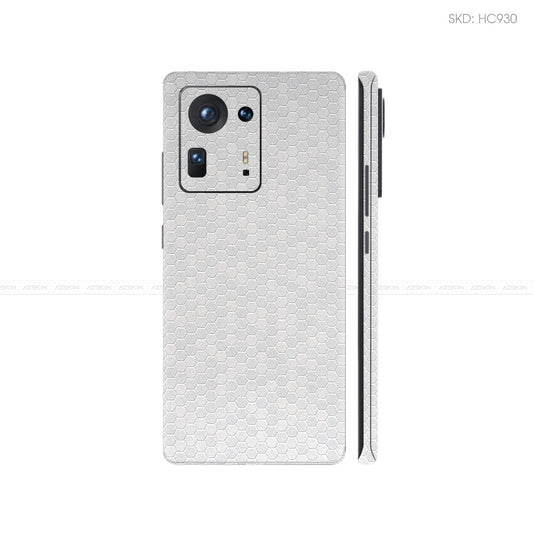 Dán Skin Điện Thoại Xiaomi Mi Mix Series Màu Bạc Tổ Ong | HC930