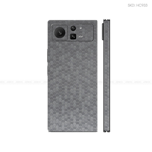 Dán Skin Điện Thoại Xiaomi Mix Fold Series Màu Xám Tổ Ong | HC933
