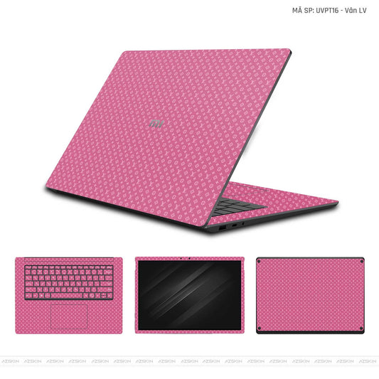 Dán Skin Laptop Xiaomi Vân Nổi Vân LV | UVPT16