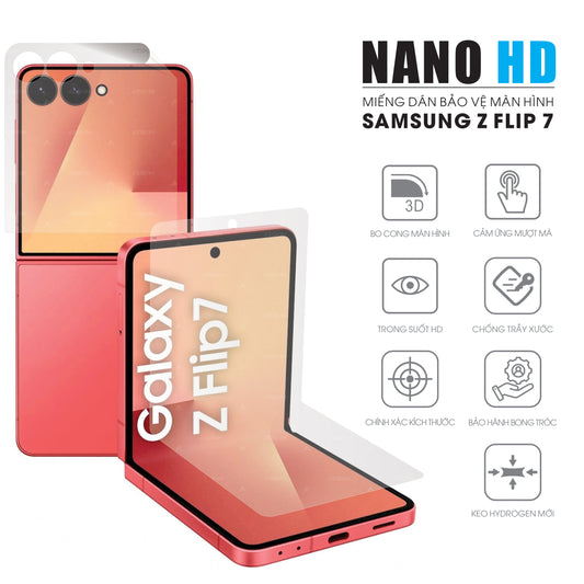 Miếng Dán Màn Hình Hydrogen HD Samsung Galaxy Z Flip 7