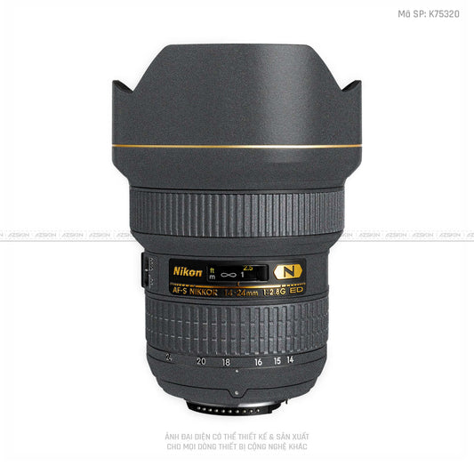 Dán Skin Ống Kính Nikon Màu Xám | K75320
