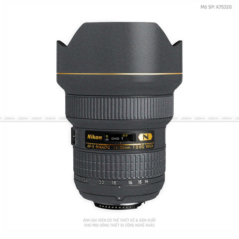 Dán Skin Ống Kính Nikon Màu Xám | K75320