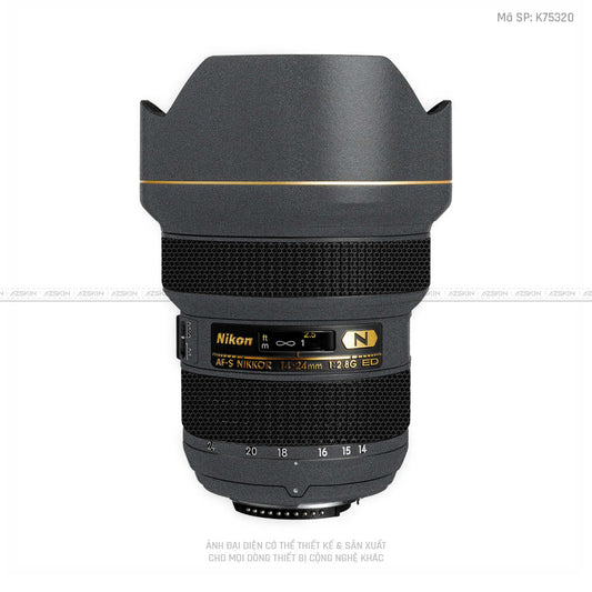 Dán Skin Ống Kính Nikon Màu Xám | K75320