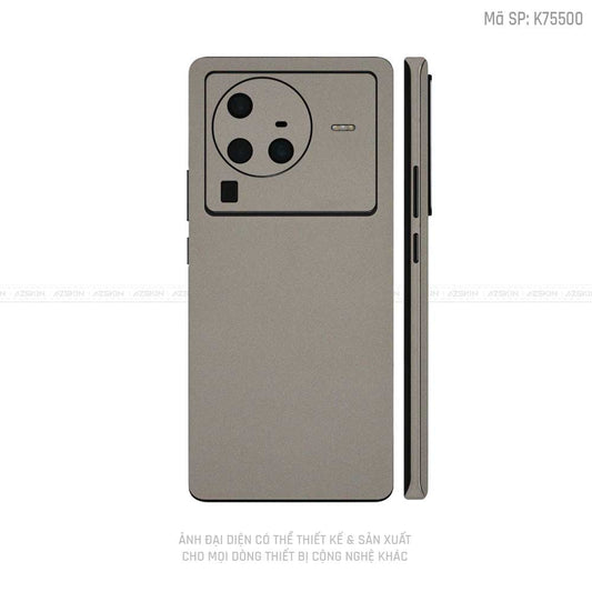 Dán Skin Vivo X Series Đổi Màu Titanium | K75500