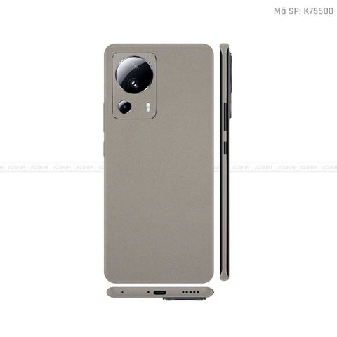 Dán Skin Xiaomi 13 Series Màu Titanium | K75500