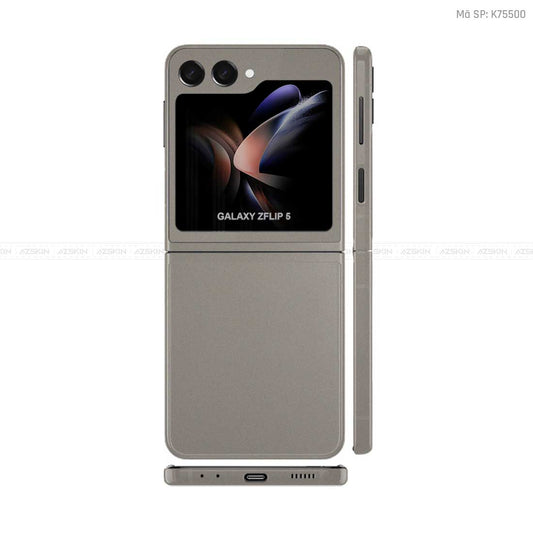 Dán Skin Galaxy Z Flip 6 Màu Titanium | K75500