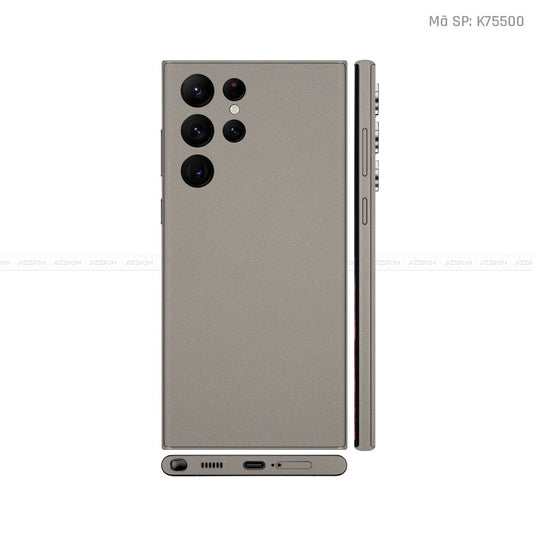 Dán Skin Galaxy S22 Series Màu Titanium | K75500