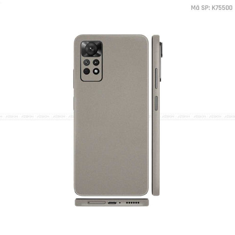 Dán Skin Xiaomi Redmi Note 11 Series Màu Titanium | K75500