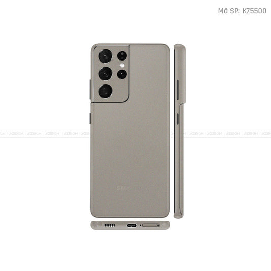 Dán Skin Galaxy S21 Series Màu Titanium | K75500