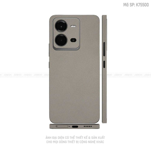 Dán Skin Vivo V Series Màu Titanium | K75500