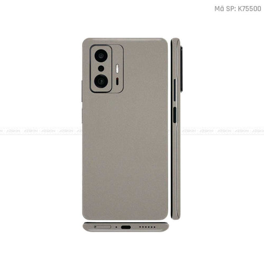 Dán Skin Xiaomi 11 Series Màu Titanium | K75500