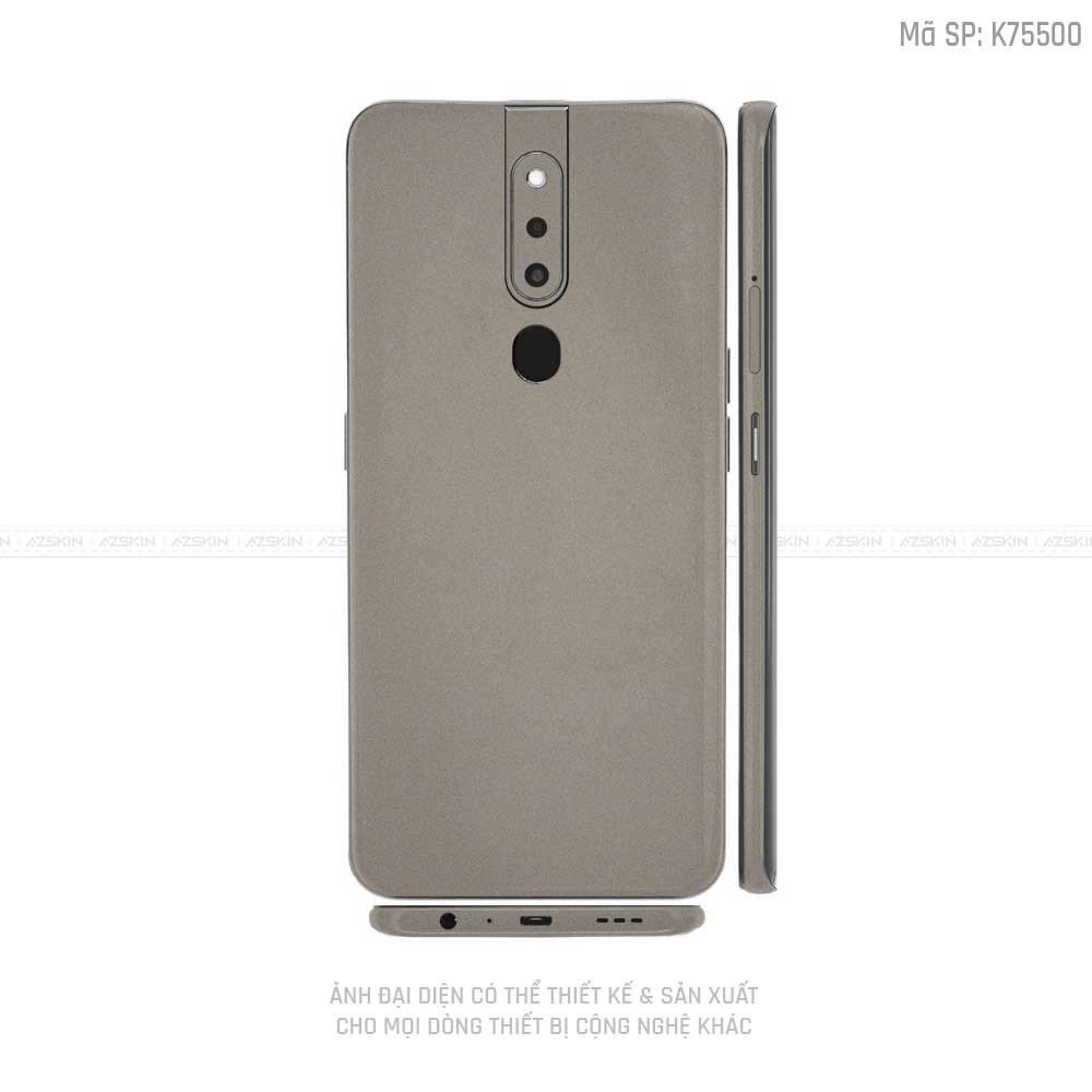 Miếng Dán Skin Điện Thoại OPPO F Series Chuyển Màu Titanium | K75500
