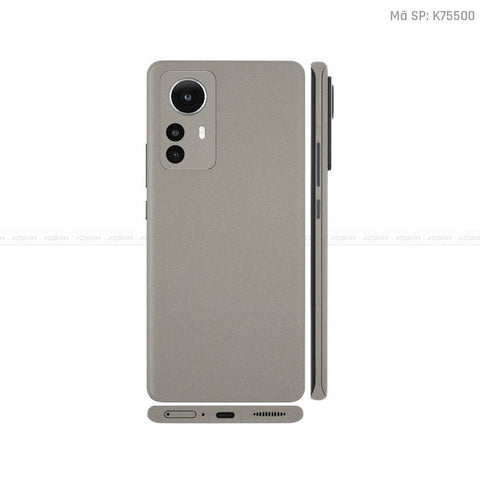 Dán Skin Xiaomi 12 Series Màu Titanium | K75500