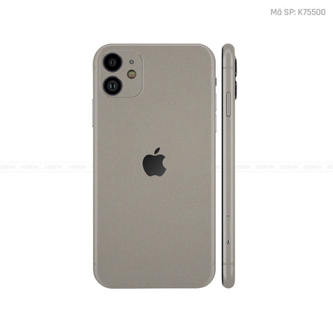 Dán Skin IPhone 11 Series Đổi Màu Titanium | K75500